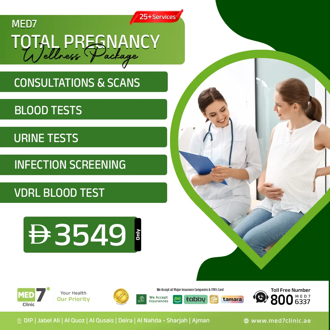 Total pregnancy wellness package MED7 Clinic Dubai