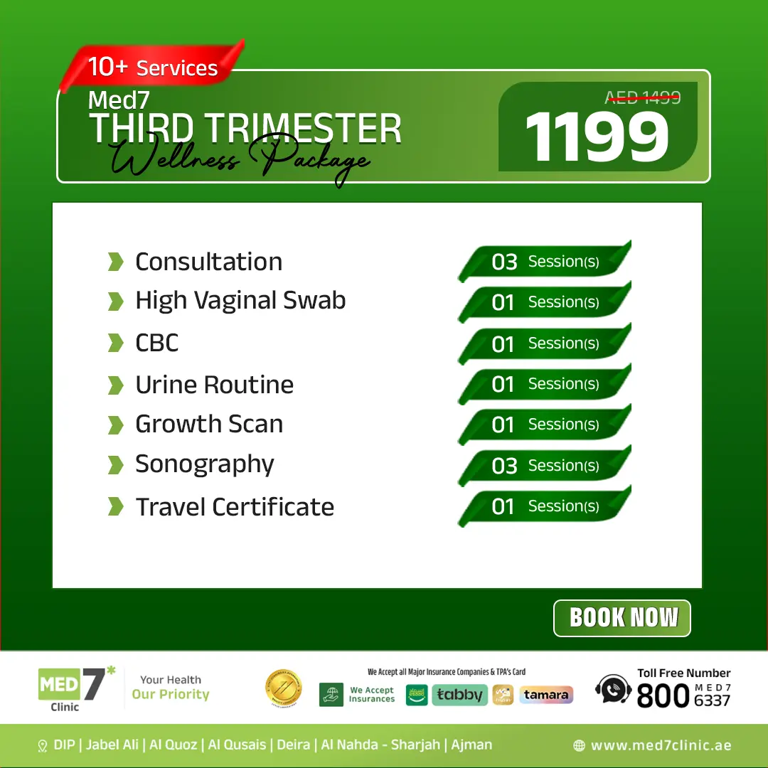 Third trimester package details MED7 Clinic